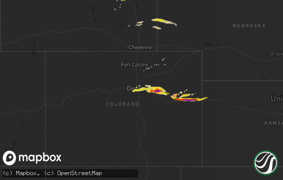 Hail map preview on 05-20-2014