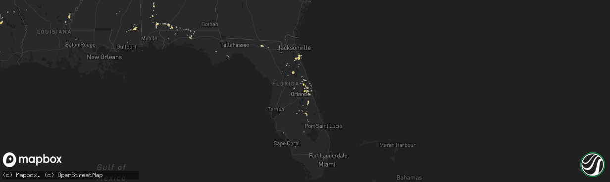 Hail map on May 20, 2015