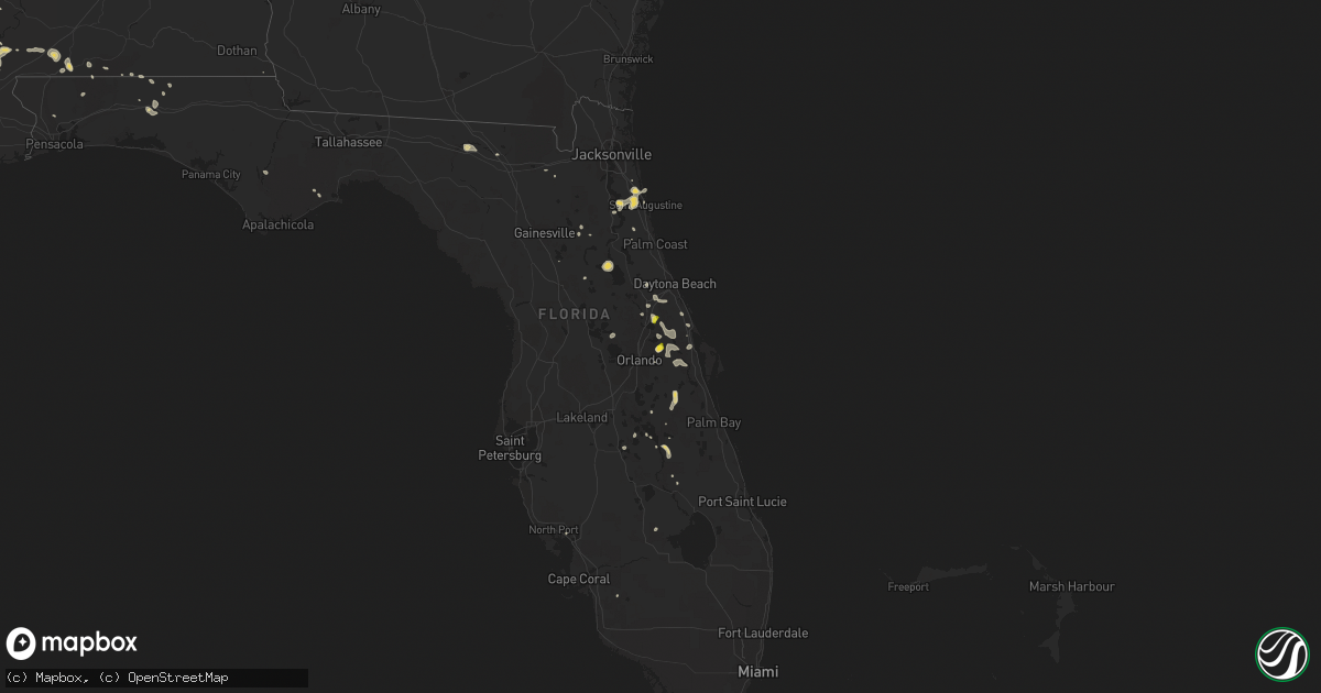 Hail map on May 20, 2015