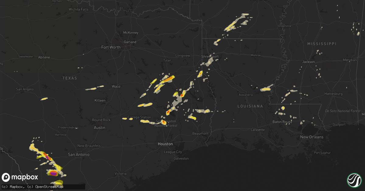 Hail map on May 20, 2017