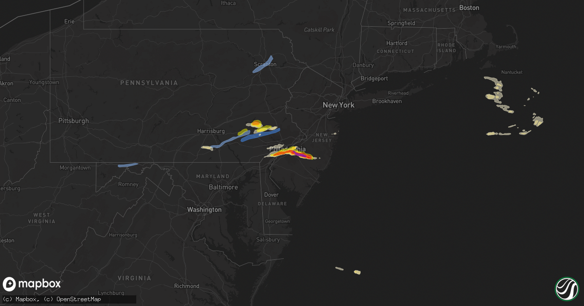 Hail map on May 20, 2022