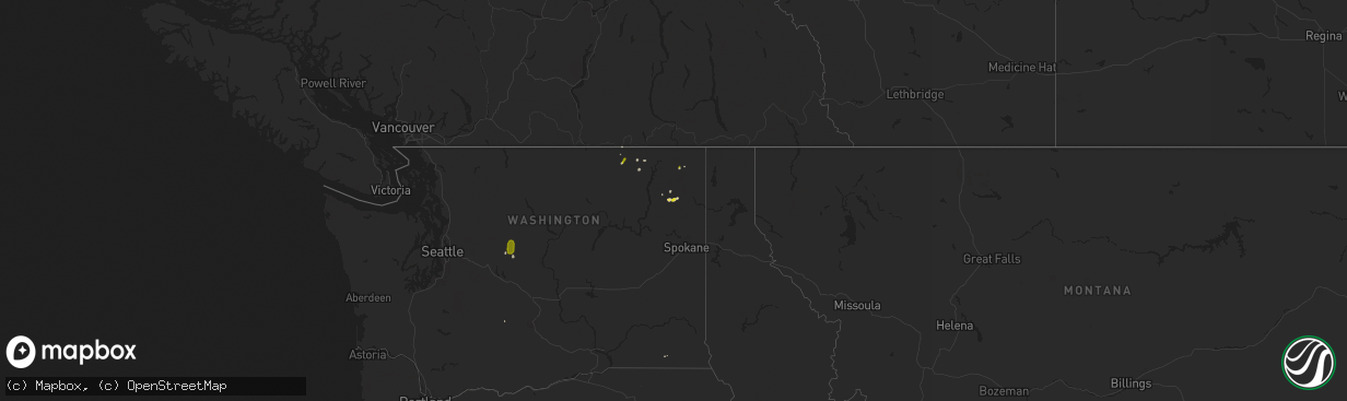 Hail map on May 20, 2023