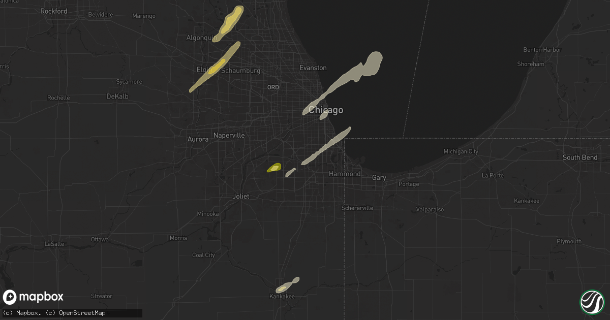 Hail map in Alsip, IL on May 20, 2024