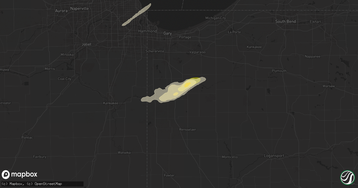 Hail map in Demotte, IN on May 20, 2024