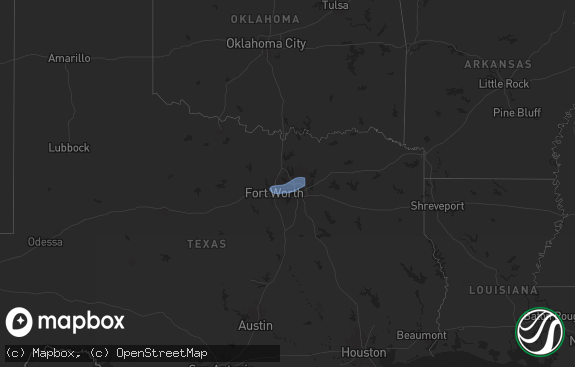 Hail map preview on 05-20-2025