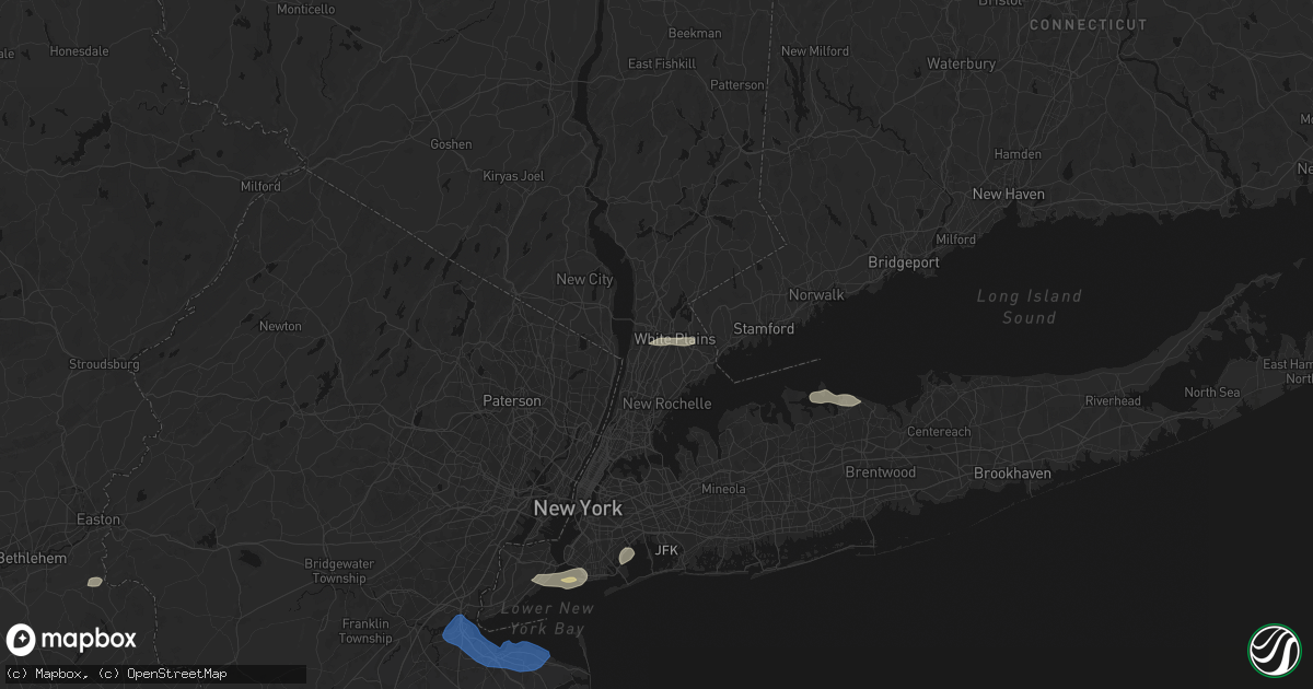 Hail map in Hartsdale, NY on May 20, 2026