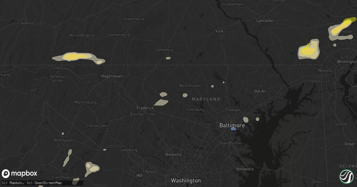 Hail map in New Windsor, MD on May 20, 2026