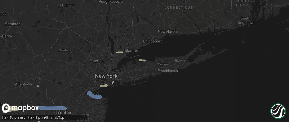 Hail map in Northport, NY on May 20, 2026