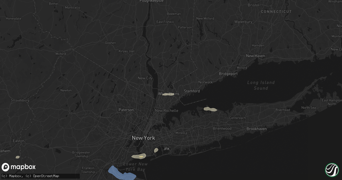 Hail map in West Harrison, NY on May 20, 2026
