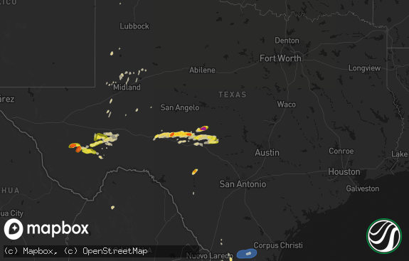 Hail map preview on 05-20-2026
