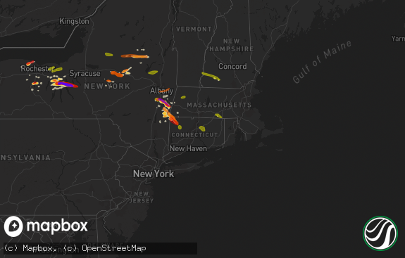 Hail map preview on 05-21-2013