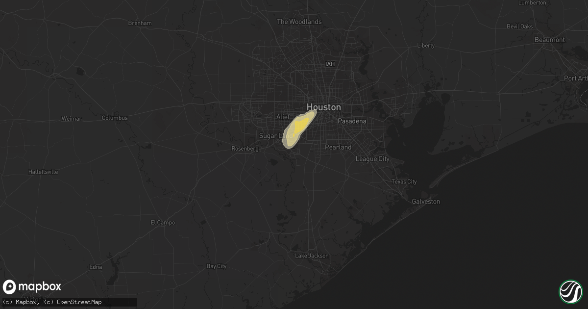 Hail map in Missouri City, TX on May 21, 2017