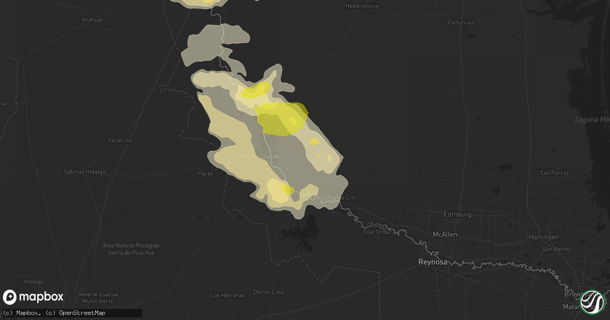 Hail map in Roma, TX on May 21, 2017