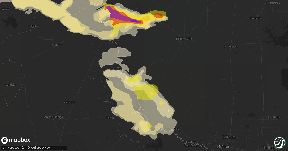 Hail map in Zapata, TX on May 21, 2017