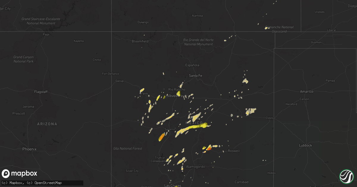 Hail map on May 21, 2018