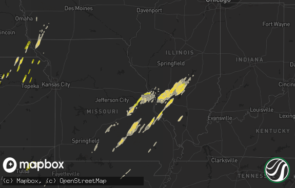 Hail map preview on 05-21-2019