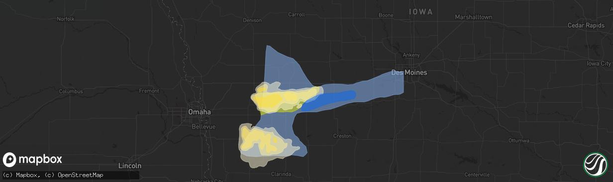 Hail map in Anita, IA on May 21, 2024