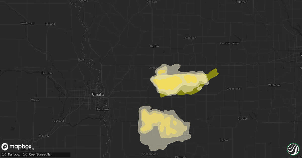 Hail map in Hancock, IA on May 21, 2024