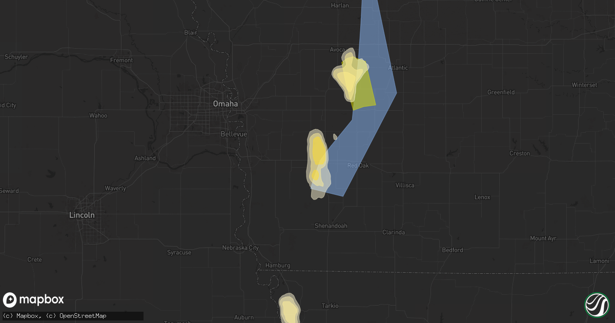 Hail map in Hastings, IA on May 21, 2024