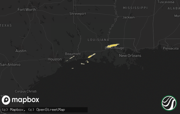 Hail map preview on 05-21-2025