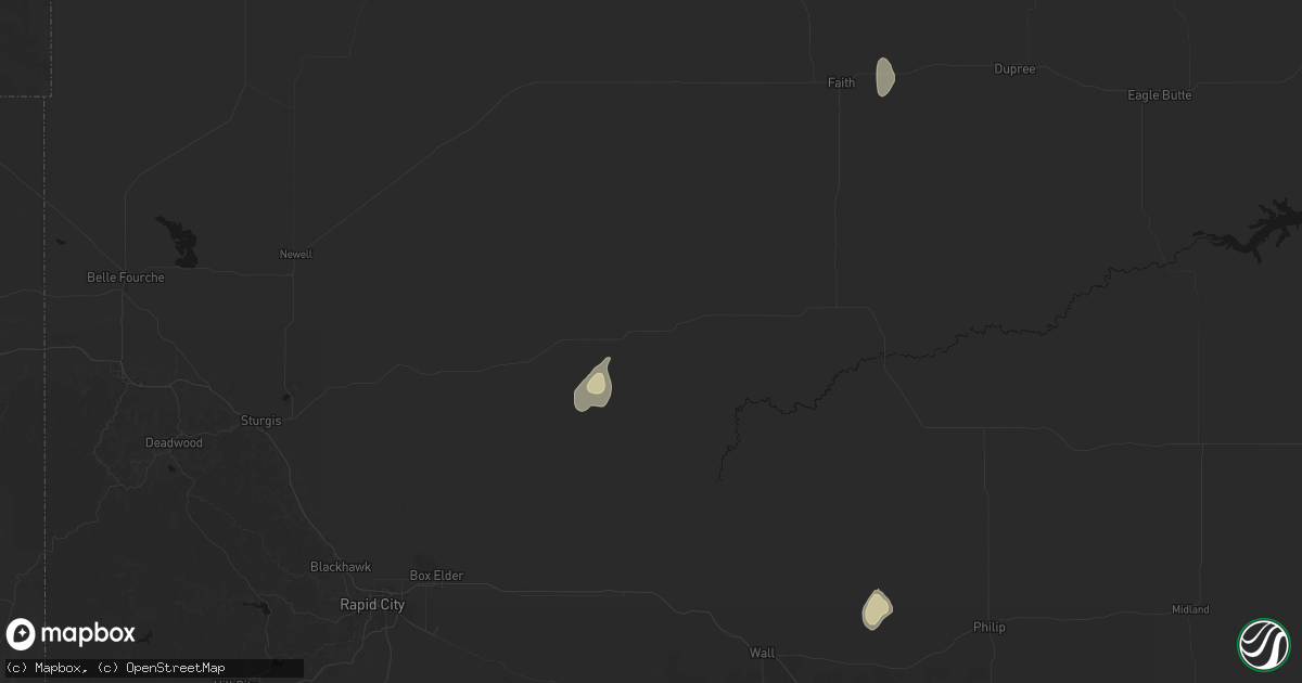 Hail map in Enning, SD on May 21, 2026
