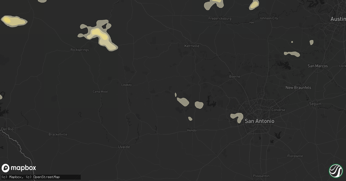 Hail map in Tarpley, TX on May 21, 2026