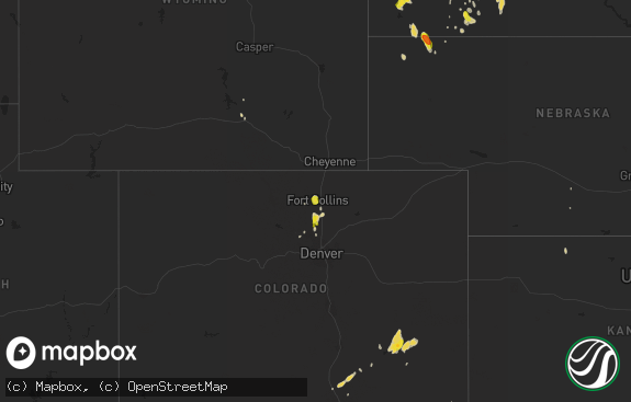 Hail map preview on 05-22-2018