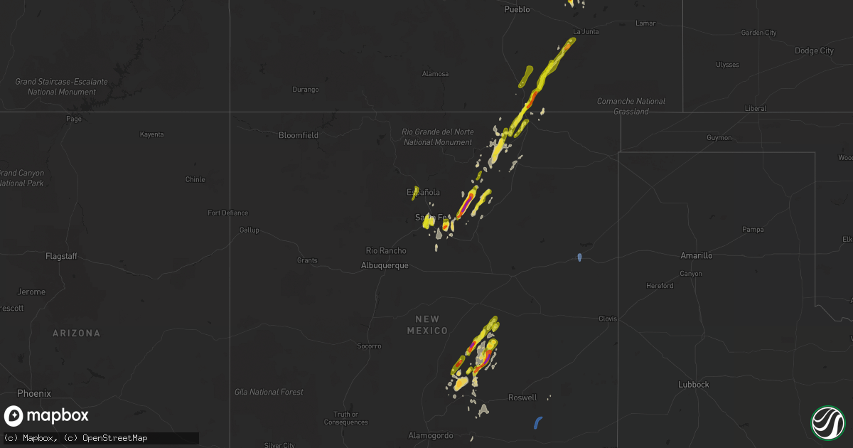 Hail map on May 22, 2021