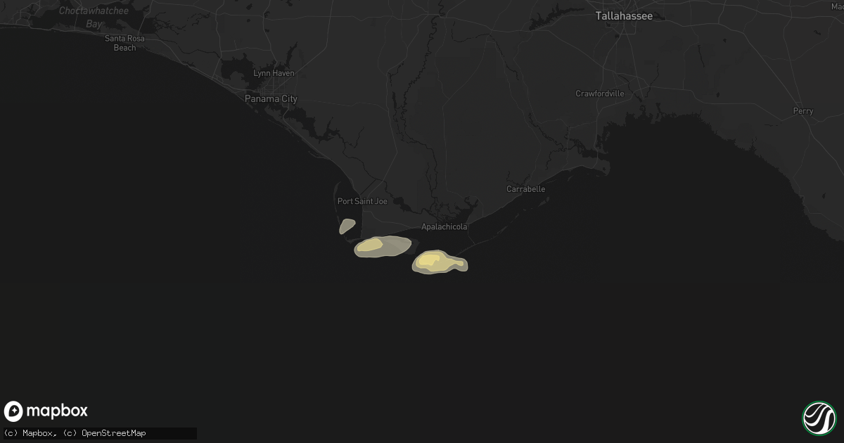 Hail map in Apalachicola, FL on May 22, 2026