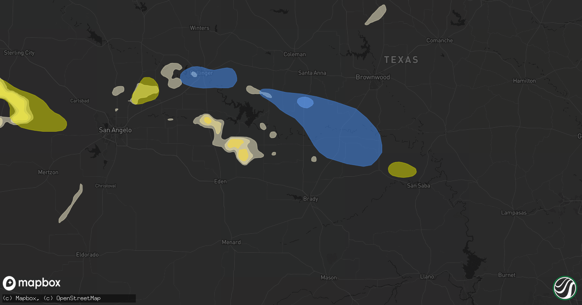 Hail map in Lohn, TX on May 22, 2026
