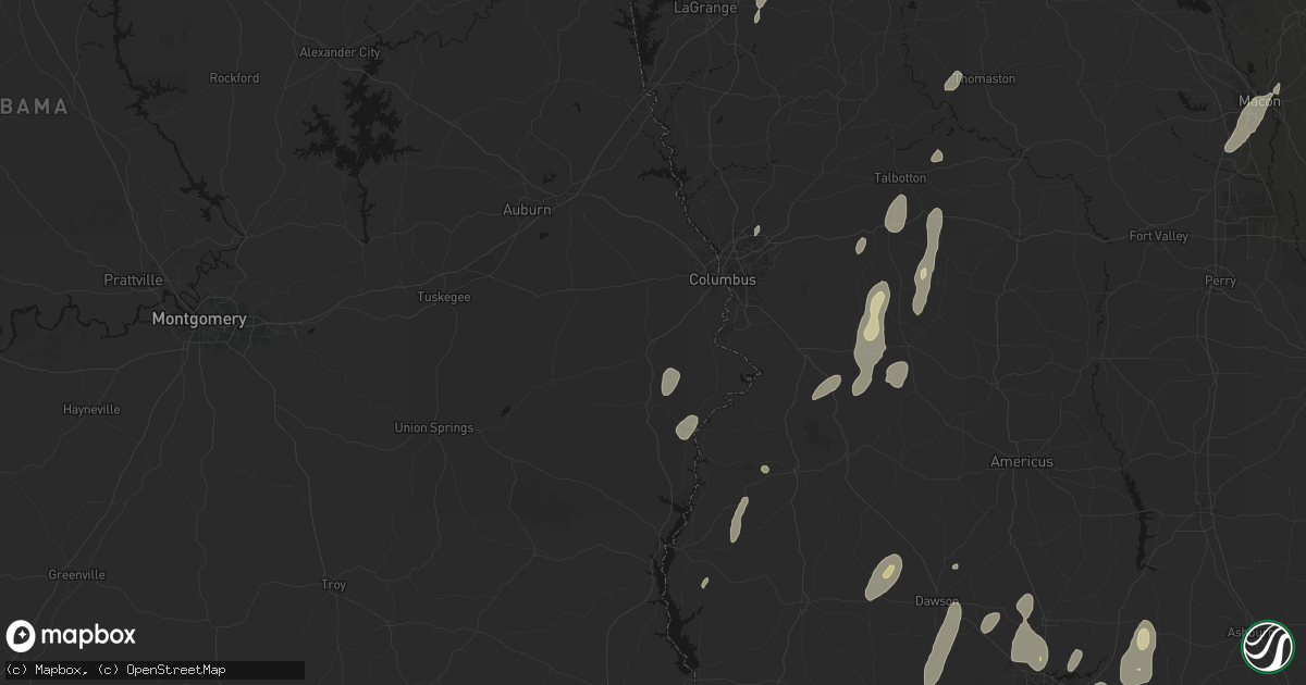 Hail map in Seale, AL on May 22, 2026
