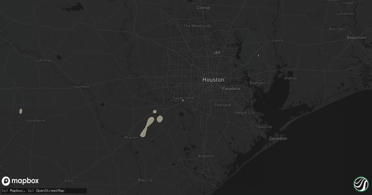 Hail map in Sugar Land, TX on May 22, 2026