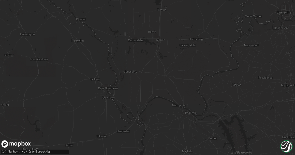 Hail map in Elyria, OH on May 23, 2011