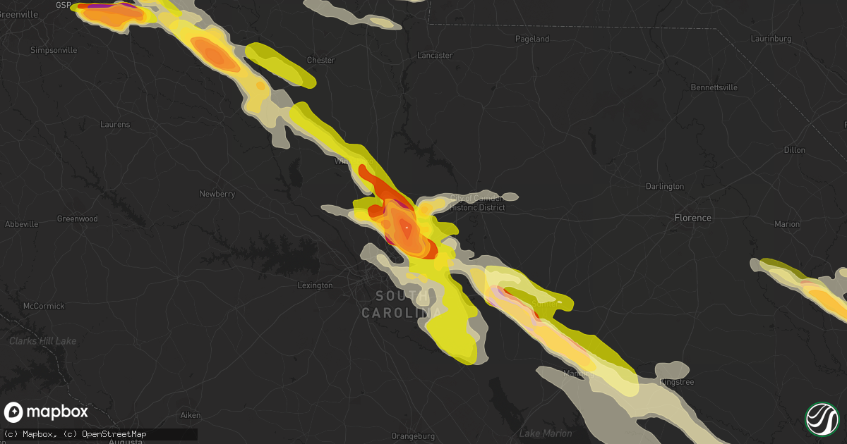 Hail map in Elgin, SC on May 23, 2014