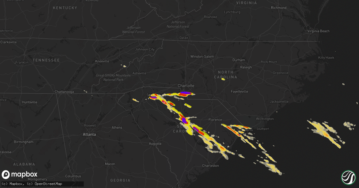 Hail map on May 23, 2014