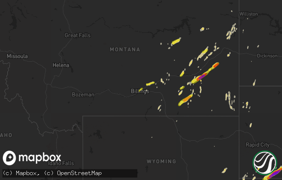 Hail map preview on 05-23-2018