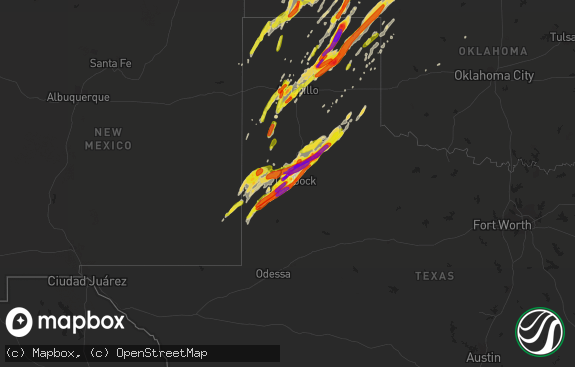 Hail map preview on 05-23-2019