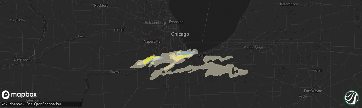 Hail map in South Holland, IL on May 23, 2020