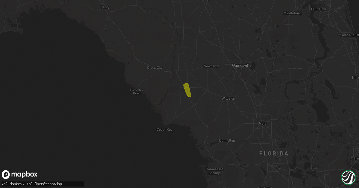 Hail map in Chiefland, FL on May 23, 2023