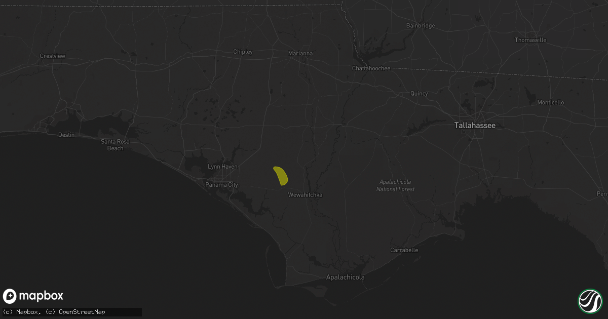 Hail map in Wewahitchka, FL on May 23, 2023