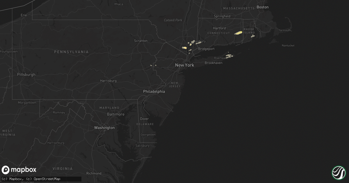 Hail map in New Jersey on May 23, 2024