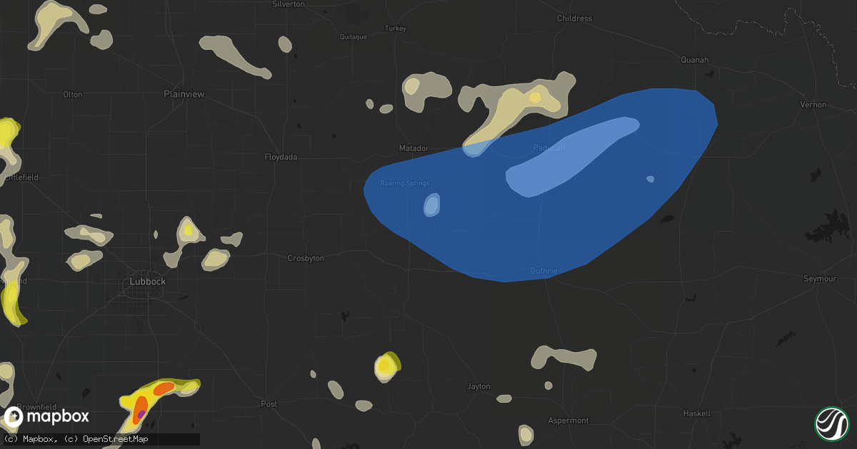 Hail map in Afton, TX on May 23, 2026