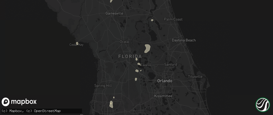 Hail map in Lady Lake, FL on May 23, 2026
