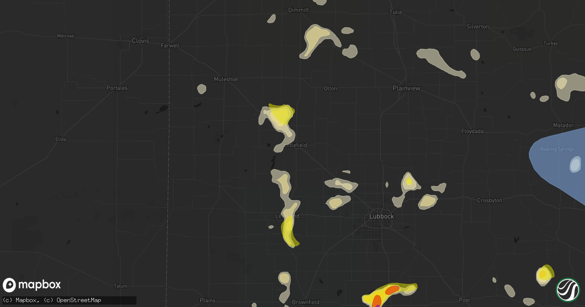 Hail map in Littlefield, TX on May 23, 2026