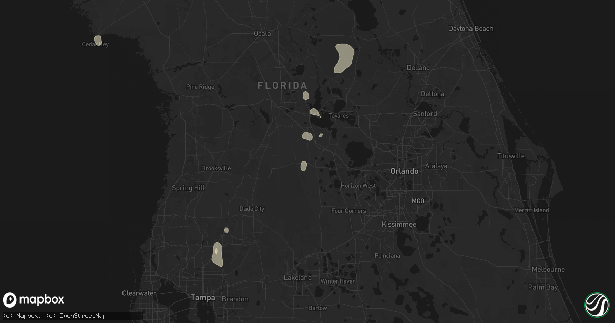 Hail map in Mascotte, FL on May 23, 2026