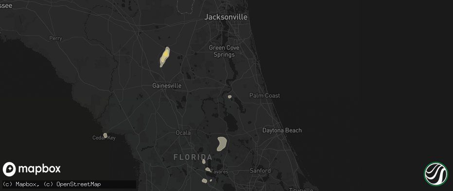 Hail map in Satsuma, FL on May 23, 2026