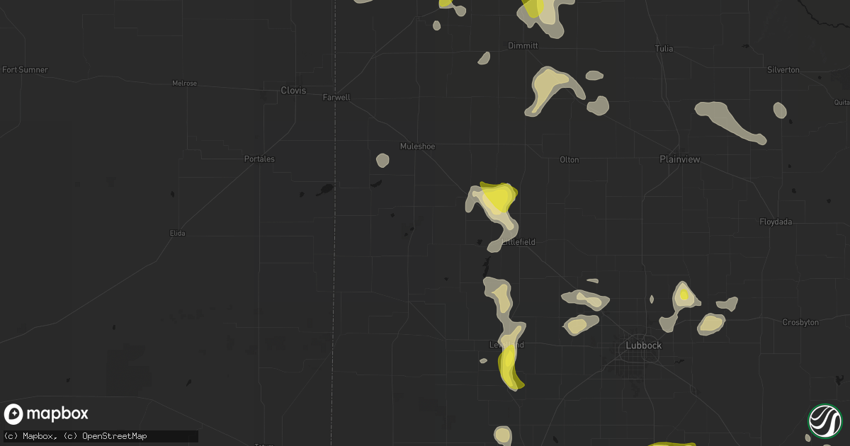 Hail map in Sudan, TX on May 23, 2026