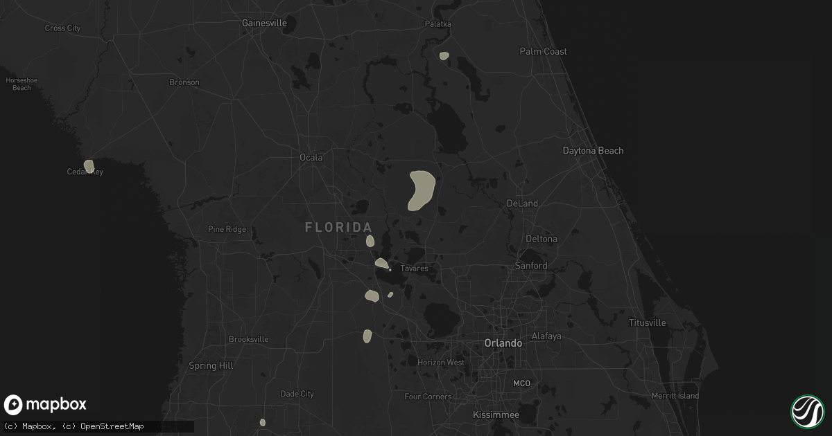 Hail map in Umatilla, FL on May 23, 2026