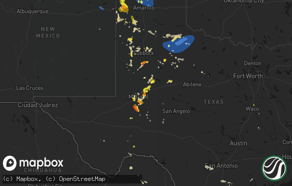 Hail map preview on 05-23-2026