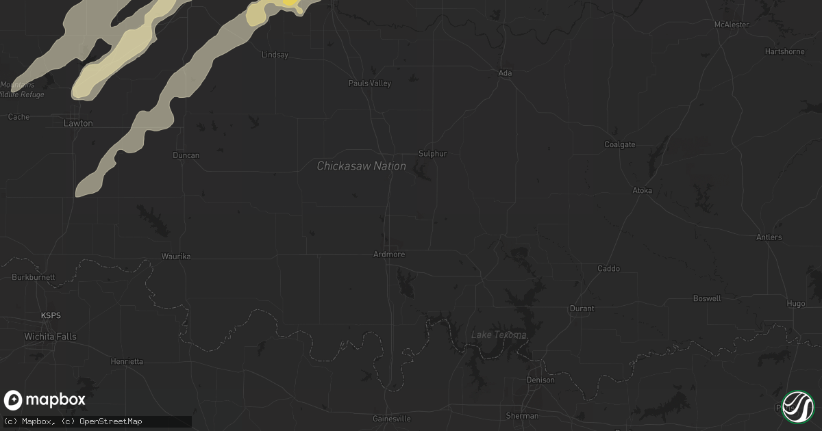 Hail map in Arlington, TX on May 24, 2011